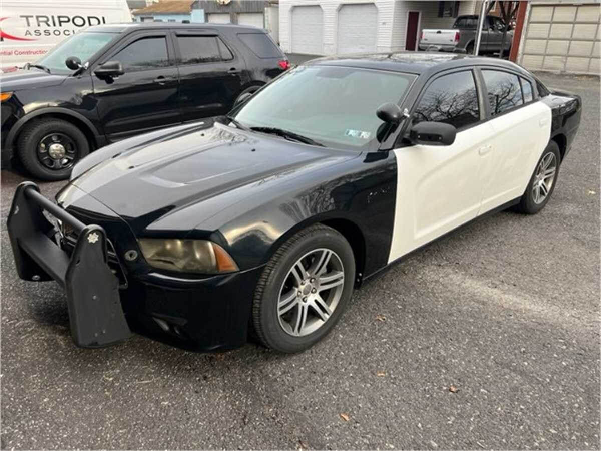 2012 Dodge Charger Hemi Police Vehicle, for sale on Municibid, Upper Perk Police Department.