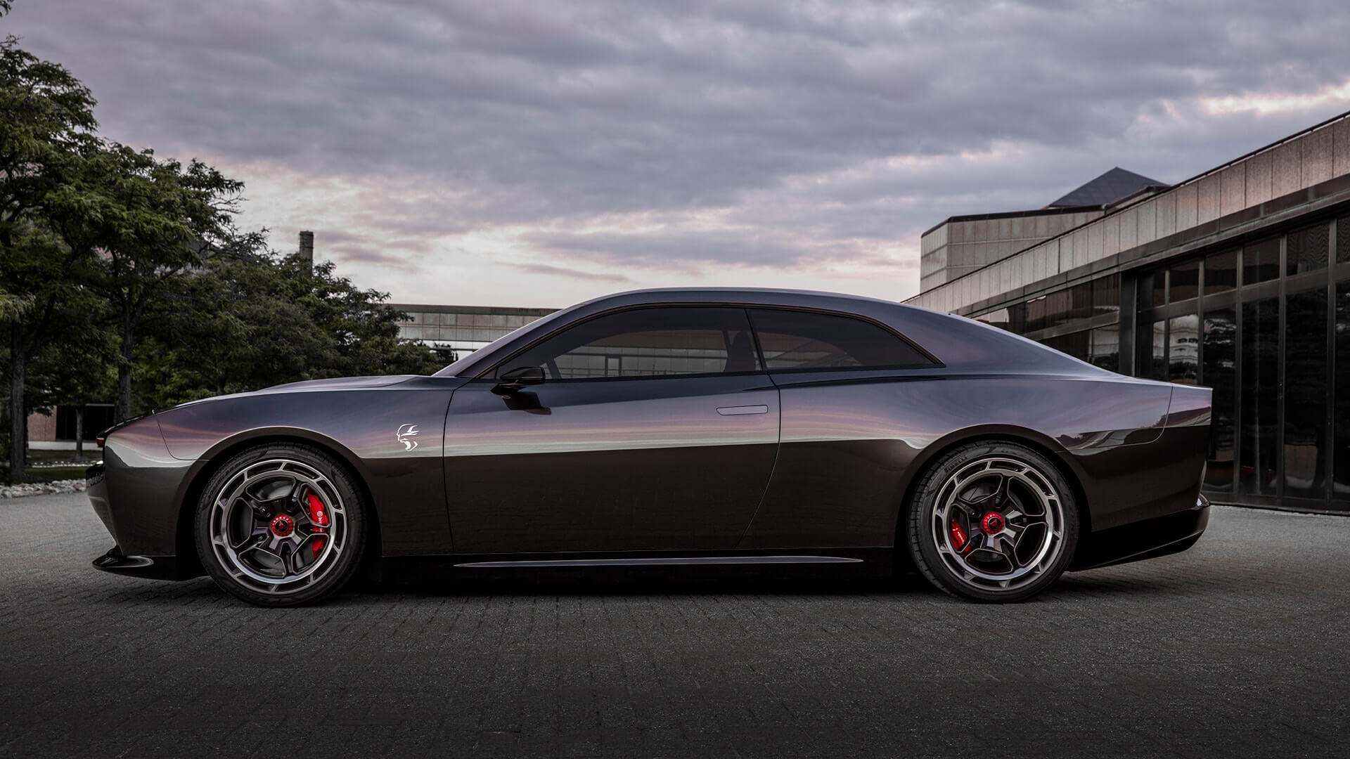 2022 Dodge Charger Daytona SRT, one of the configurations of Charger muscle cars, with 670 horsepower and lower carbon footprints than other cars.