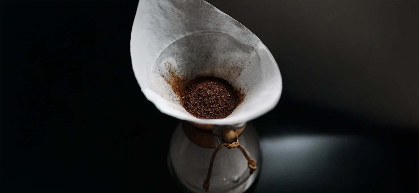 Preparo de café coado