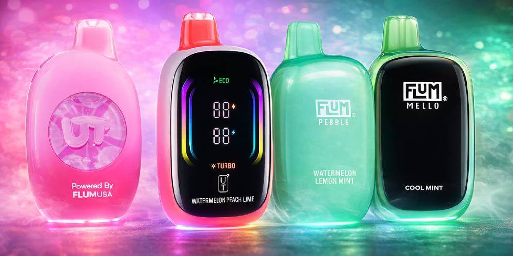 flum mello mint flavors Miami Mint Flum Mello Flavor FLUM FLOAT MELLO DISPOSABLE VAPE Miami Mint  Flum Mello 20K Puffs Disposable Vape main image 1