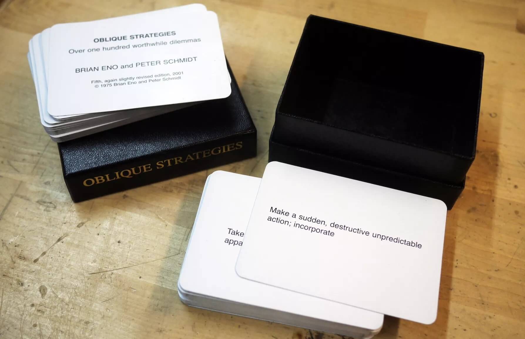 In a Creative Rut? Make a Song Using Oblique Strategies
