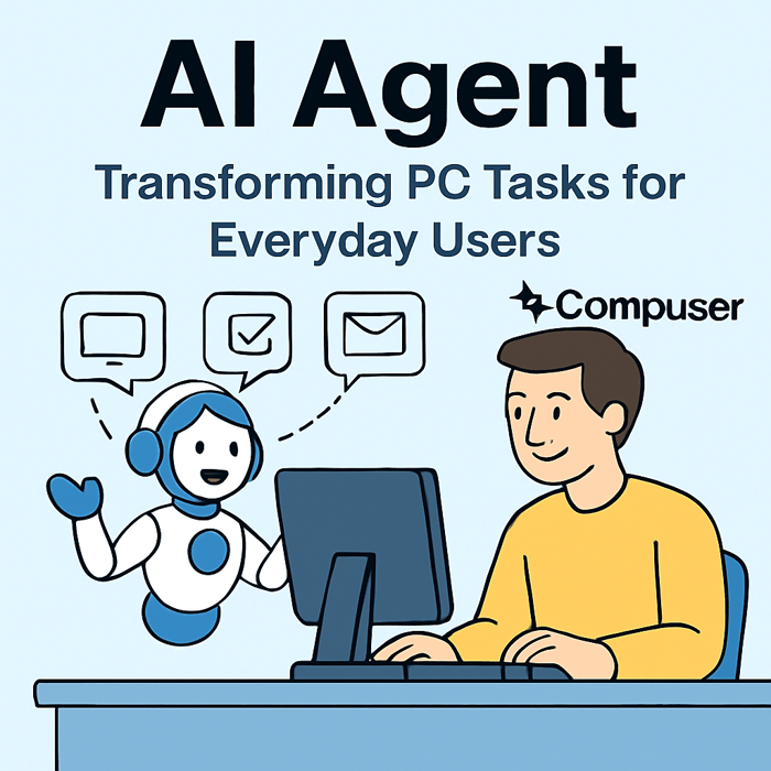 Claude AI Agent performing autonomous tasks on a computer desktop