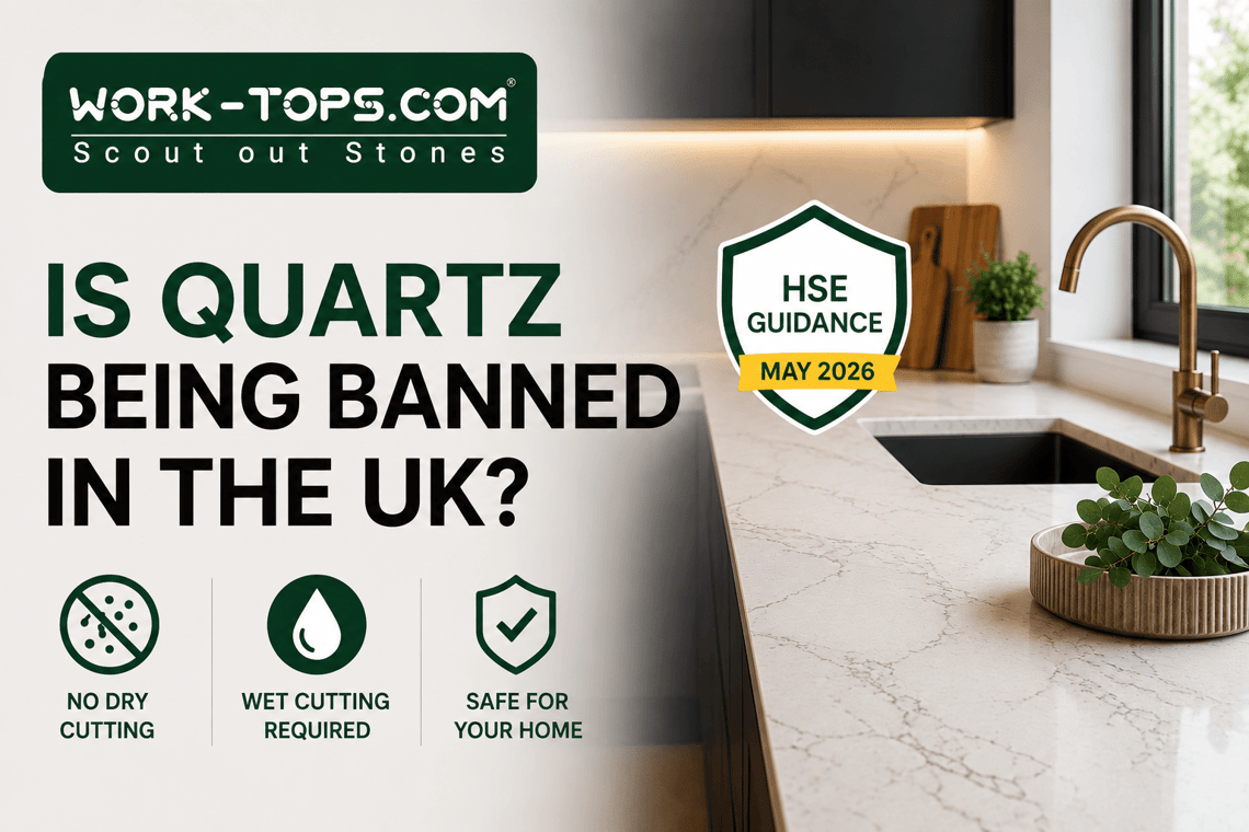 Is Quartz Banned in the UK? What the 2026 HSE Guidance Really Means for Homeowners