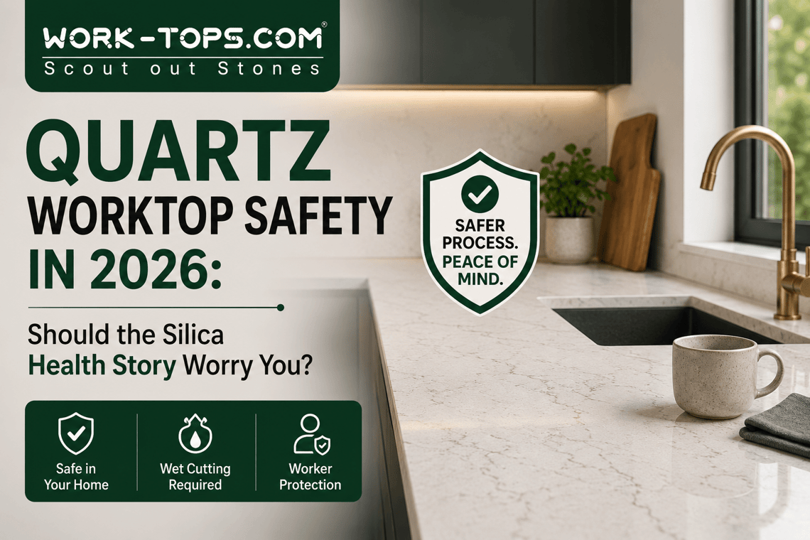 quartz worktop safety