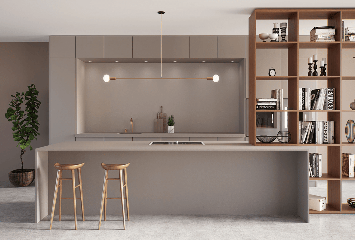 Agger Grey Classico Quartz for the Dramatic Style Kitchen