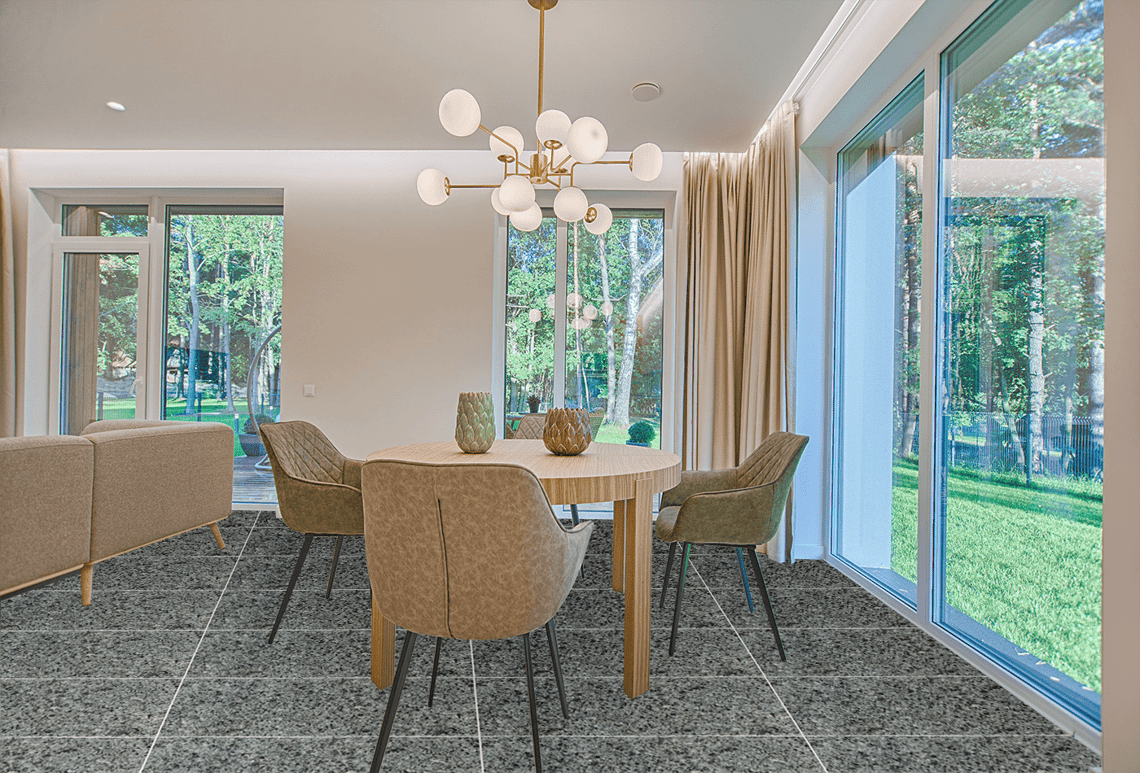 Azul Platino Granite Tiles for a Fabled Flooring