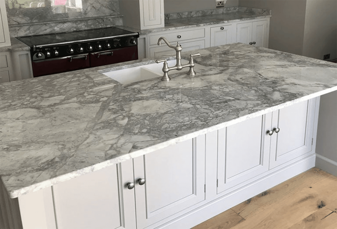 Bianco Eclipse Granite; White Granite for Traditional Look