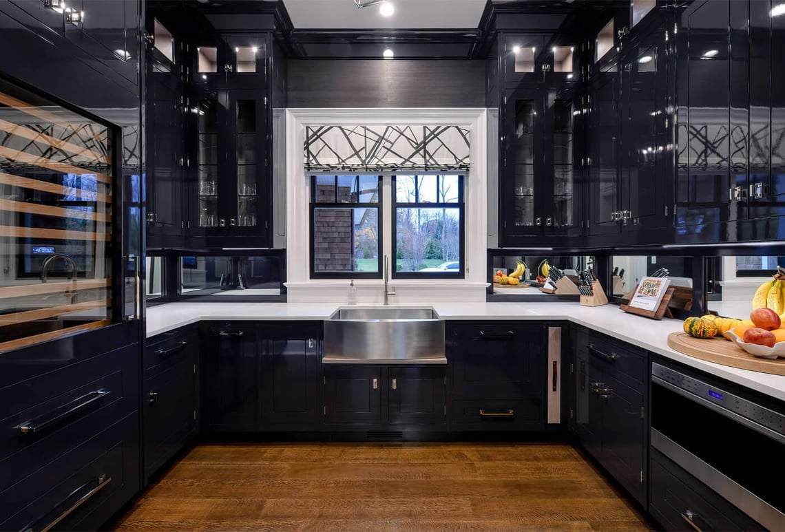 Black Kitchen Cabinets & Worktop Units