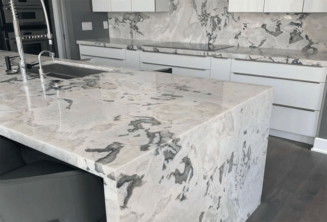 Caribbean Island Quartzite; Durable Surface Slab for You!
