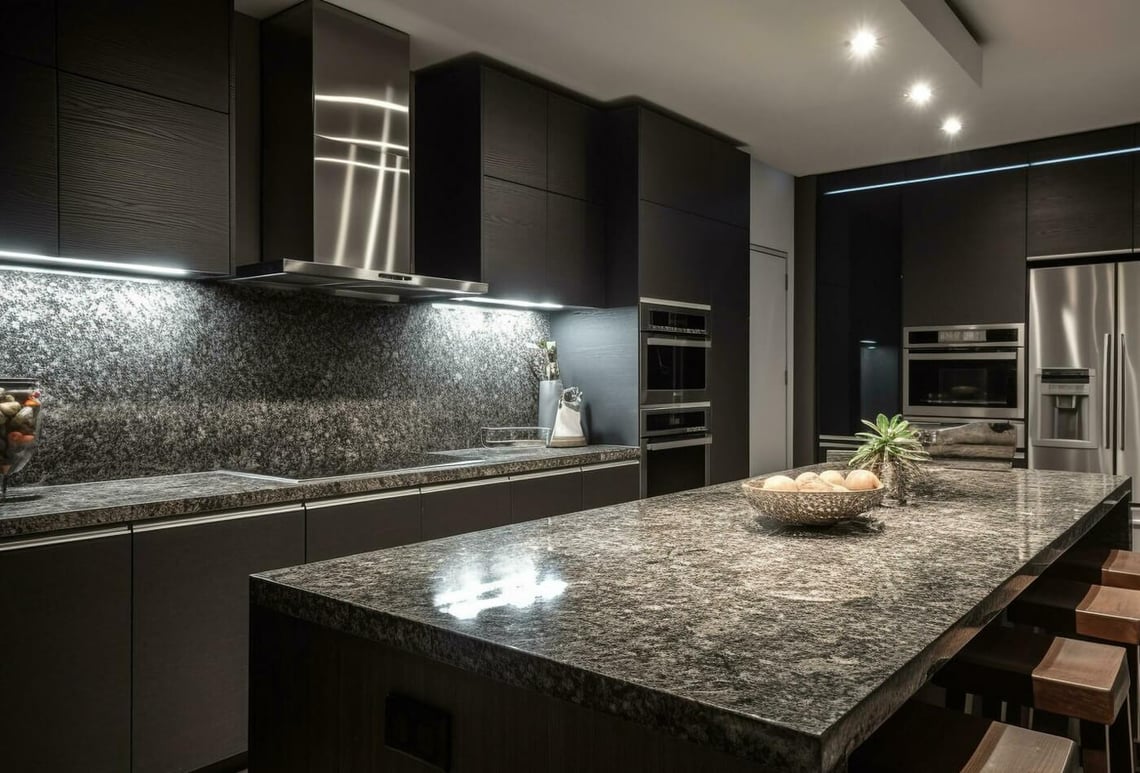 Granite Worktop: Different Perspective of the Slabs