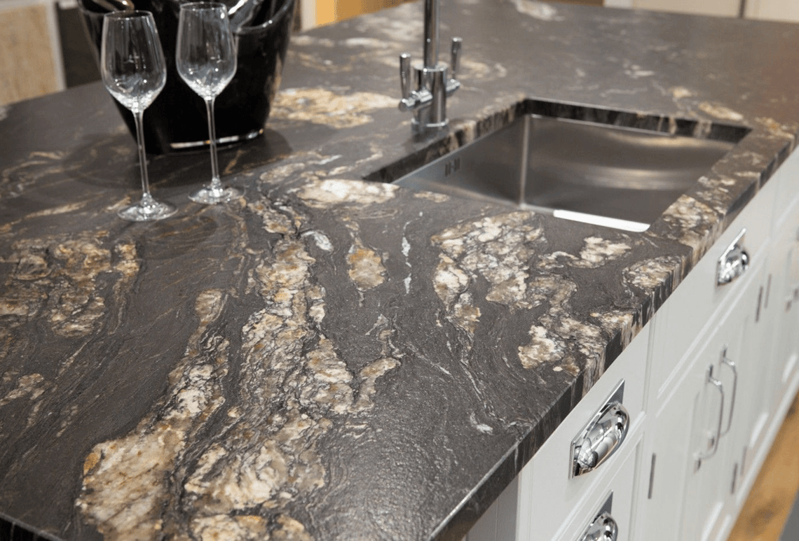 Leather Finish Black Pearl Granite vs Polished and Honed | UK