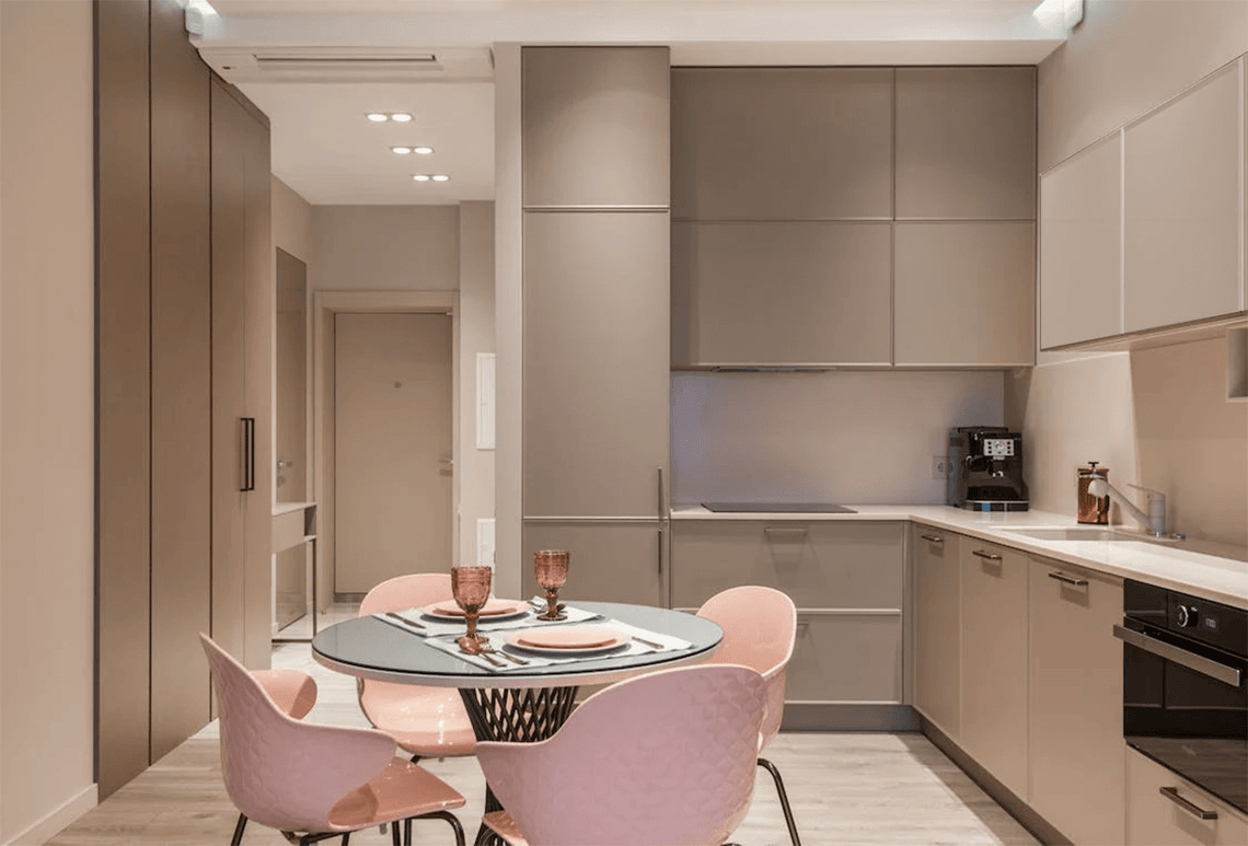 Monochromatic Kitchen; A Great Appeal to Your Overall Home