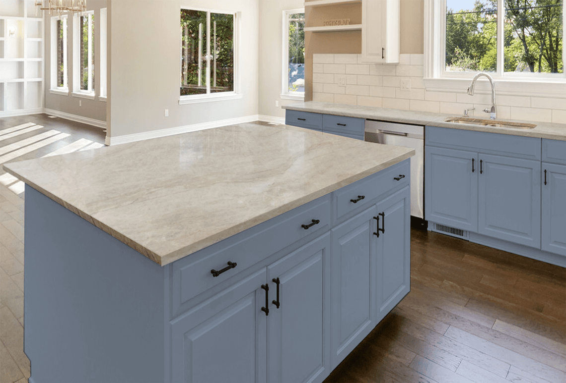 Perla Venata Quartzite; A Soft Veined Surface in Lighter Hue