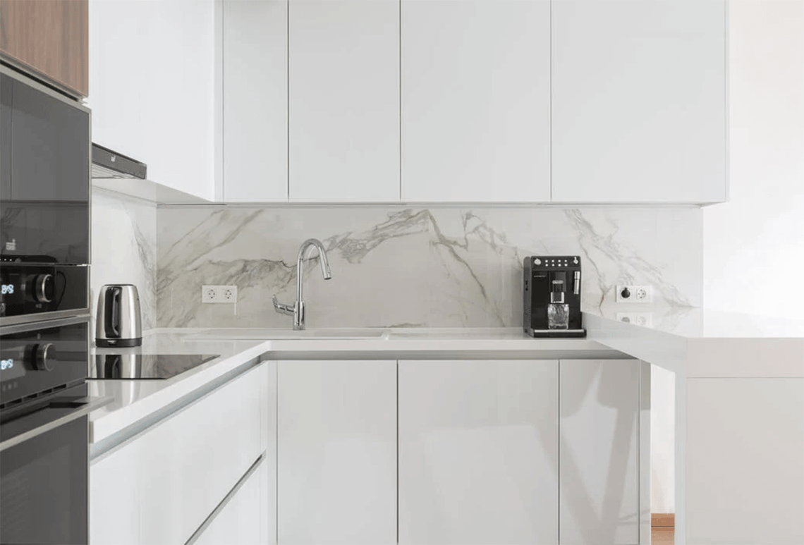 Pop Up Socket Cut Out; A Wonderful Way To Design A Kitchen