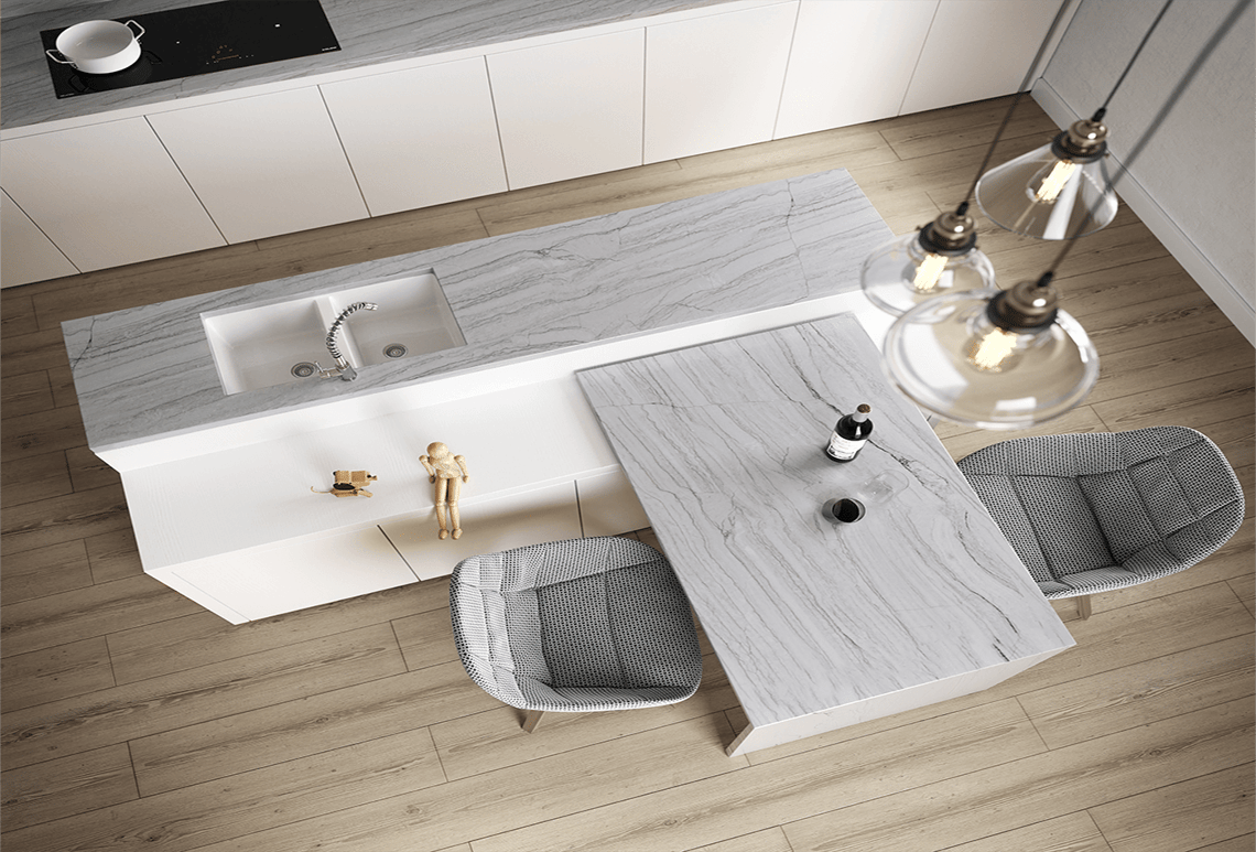 White Macaubas Sensa; Timesless Accent for Your Home