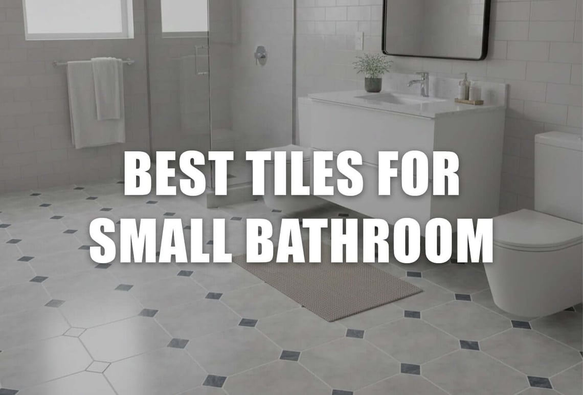 best tiles for small bathroom