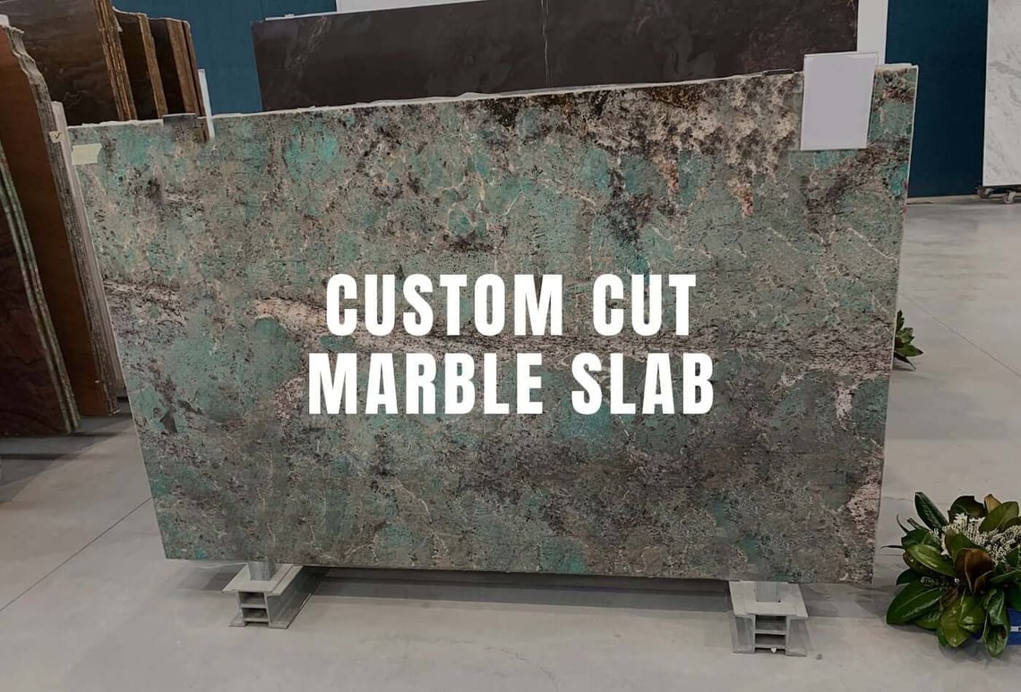 custom cut marble slab