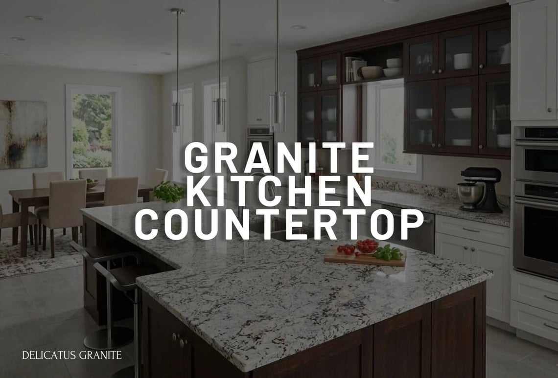 Granite kitchen countertop