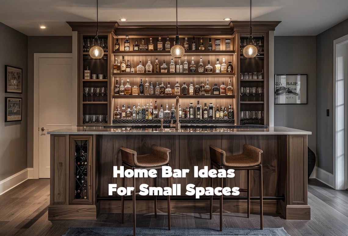 9 stylish home bar ideas for small spaces: Stunning Stones!