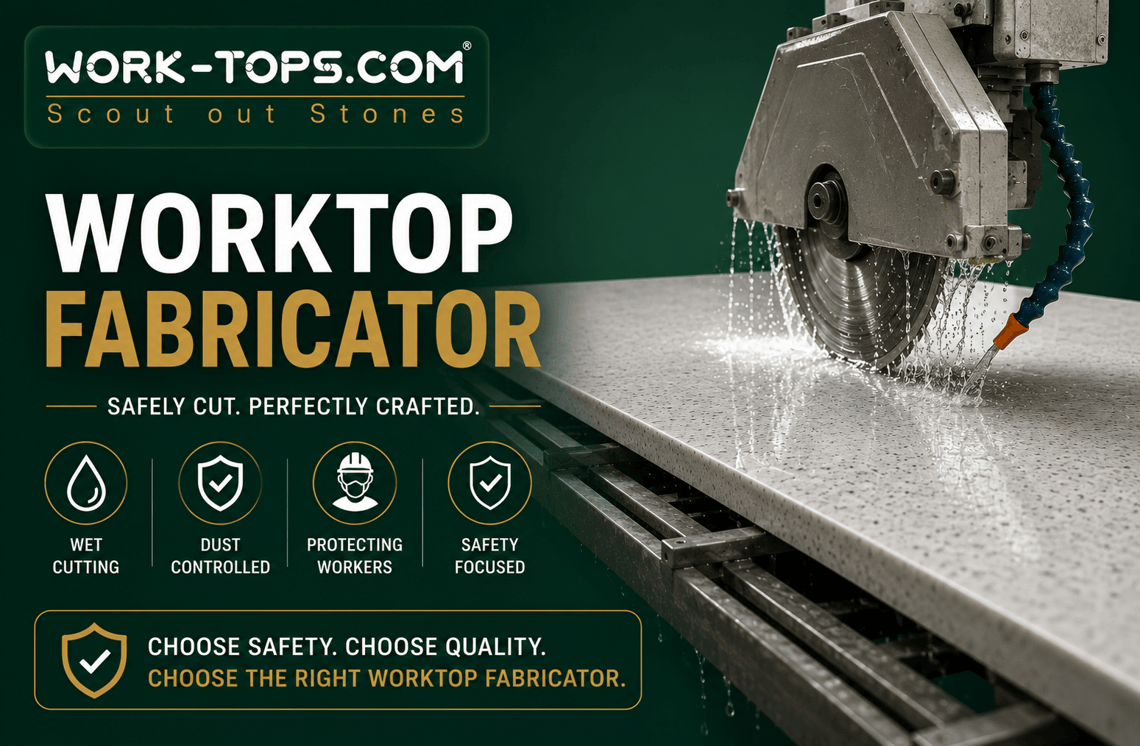 How to Choose a Worktop Fabricator That Cuts Stone Safely (2026 Buyer's Checklist)
