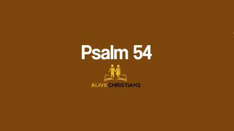 Psalm 54 (KJV) -  Save me, O God, by thy name, and judge me