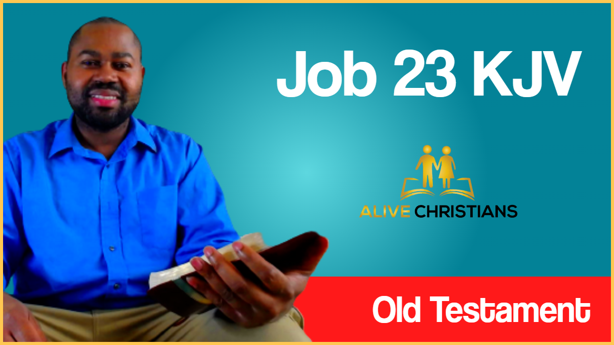 Job 23 (KJV) - Then Job answered and said,