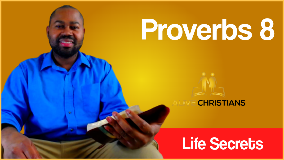 Proverbs 8 KJV -  Doth not wisdom cry? and understanding