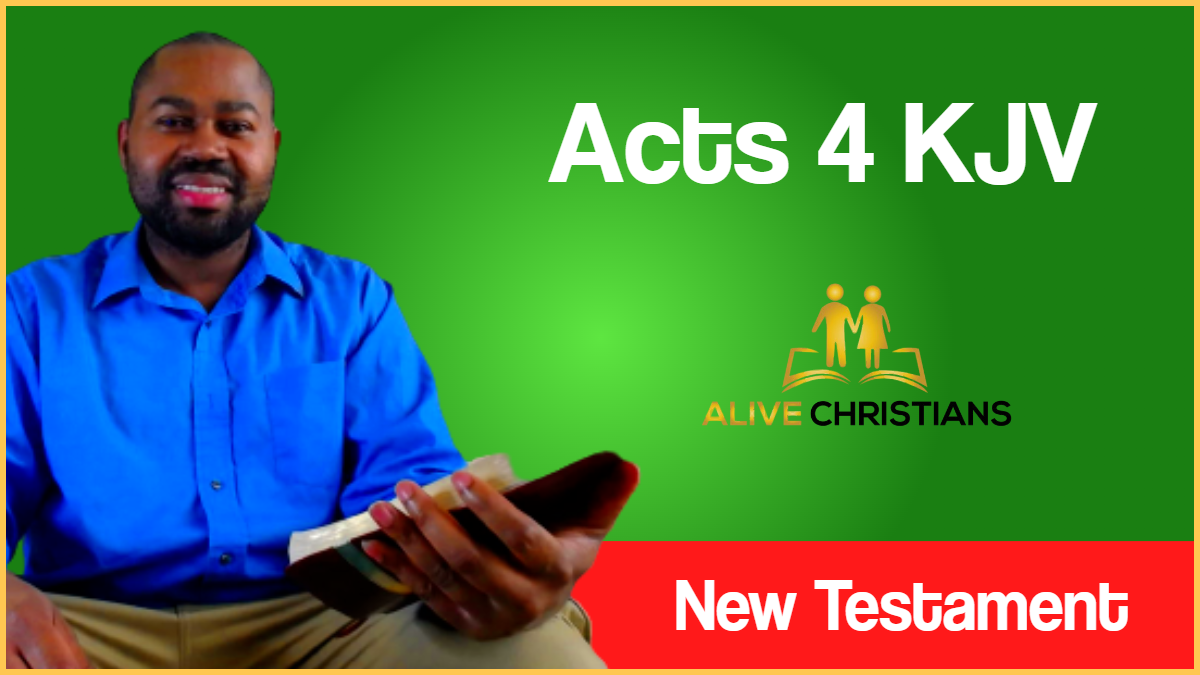 Acts 4 (KJV) - And as they spake unto the people, the priests