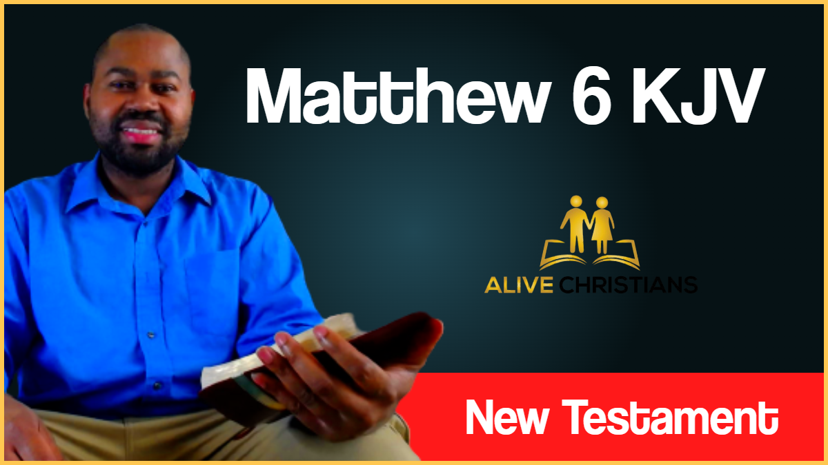 Matthew 6 (KJV) -  Take heed that ye do not your alms before