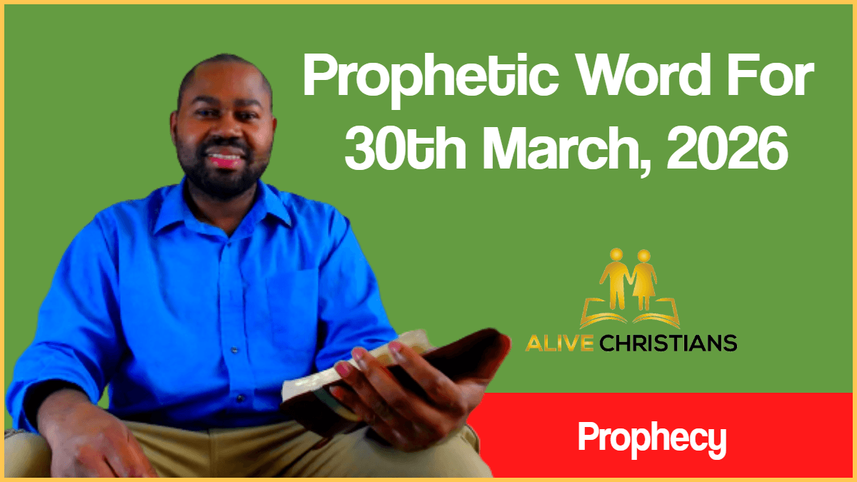 Prophetic Word for March 30th 2026 (With Bible Verses)