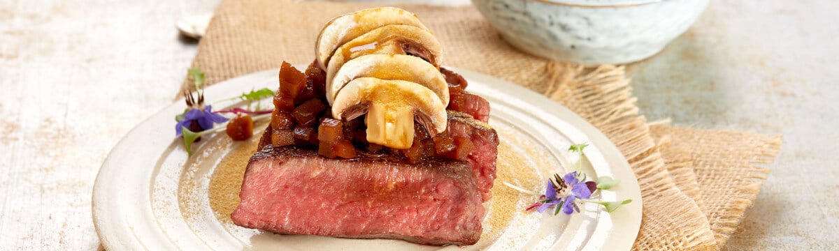 Beef fillet and mushroom