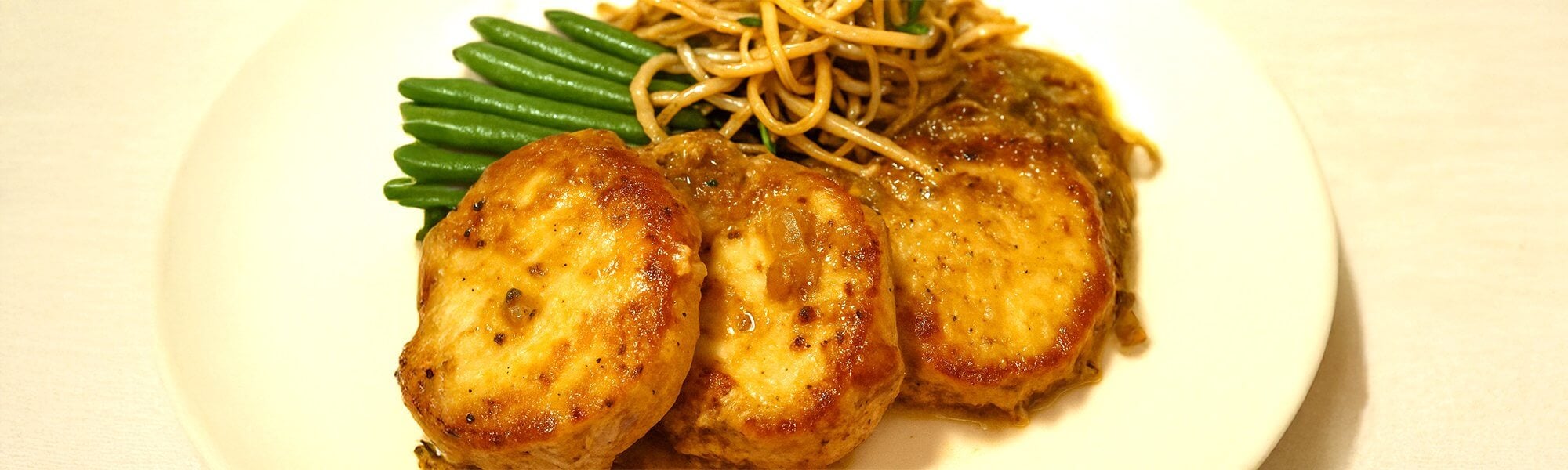 Creamy coconut chicken medallions