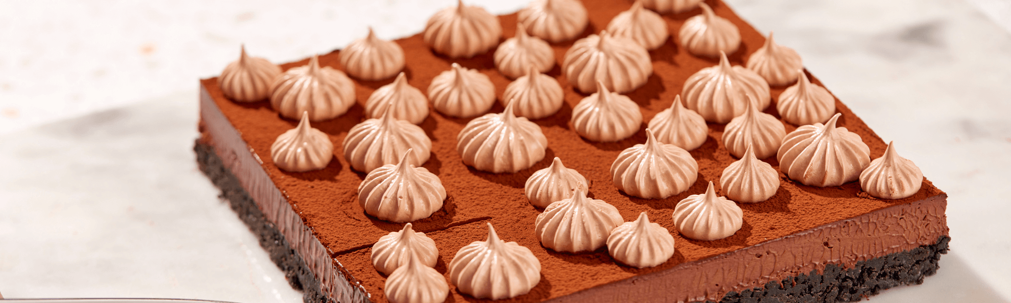 All cocoa cheesecake