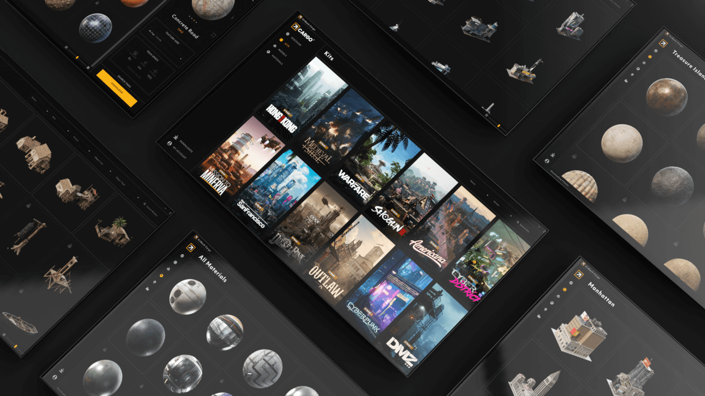 Top 7 Features in Cargo, a Free Software from KitBash3D