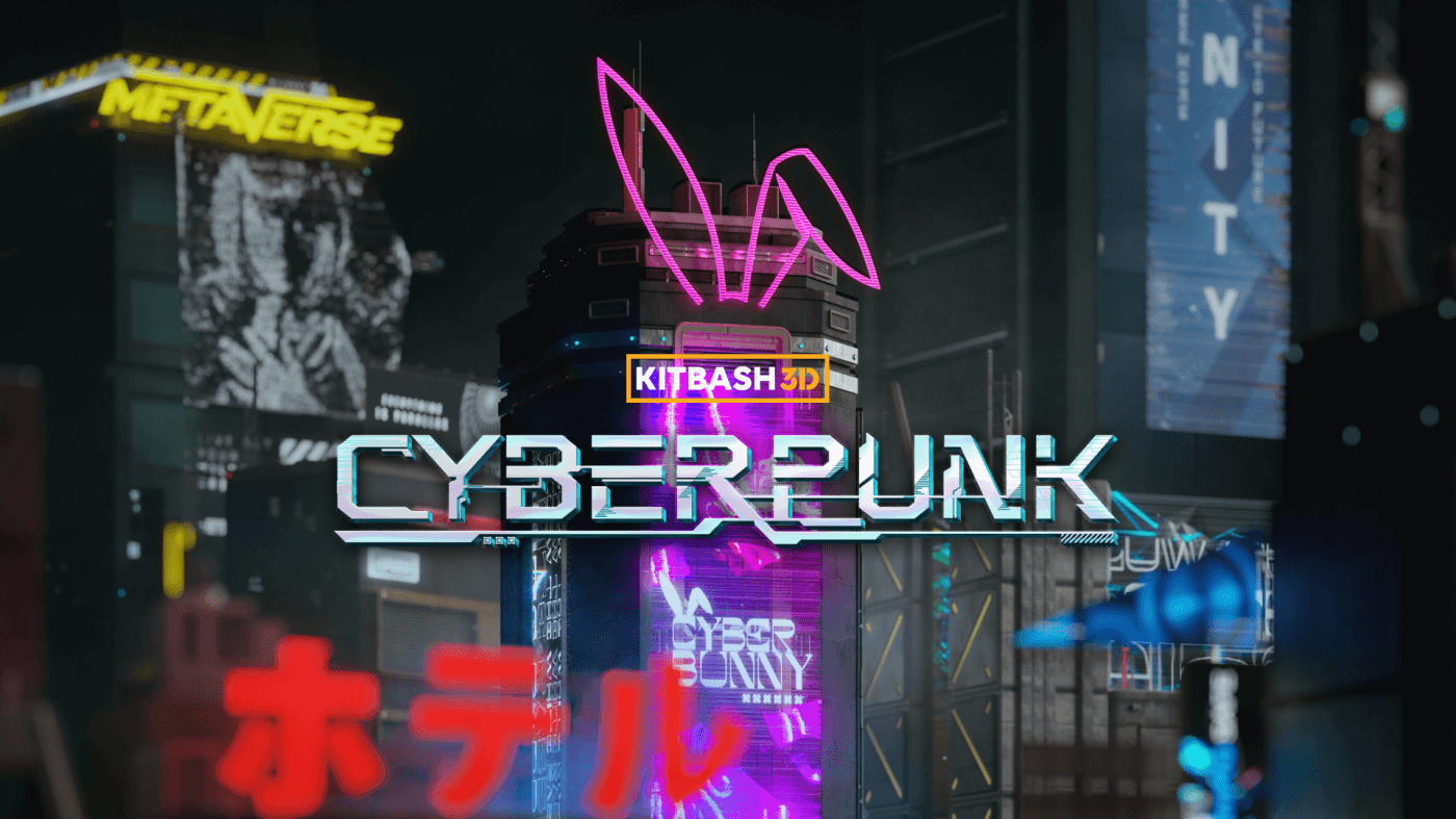 CyberPunk 3D Models from KitBash3D