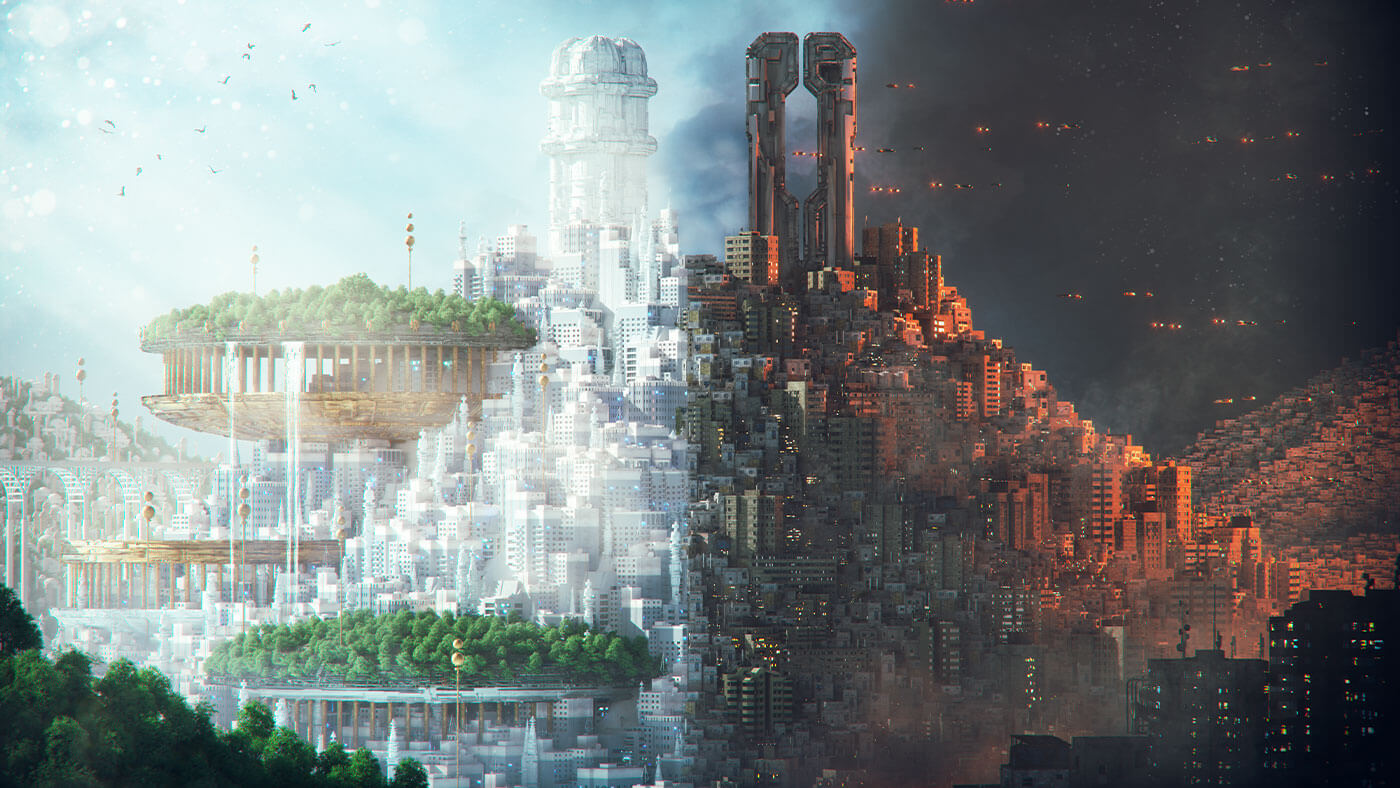 Architect Creates Digital Paintings to Imagine Possible Futures