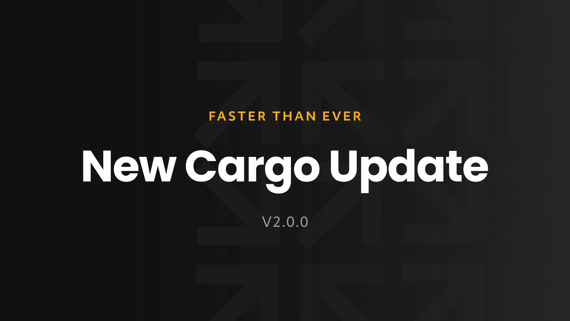 Cargo Changelog: V2.0.0