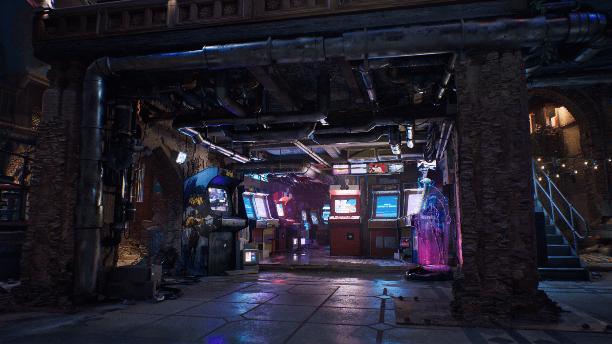 Unreal Engine 5.5 MegaLights Demo: KitBash3D, Quixel, and Epic Games Illuminate Unreal Fest 2024