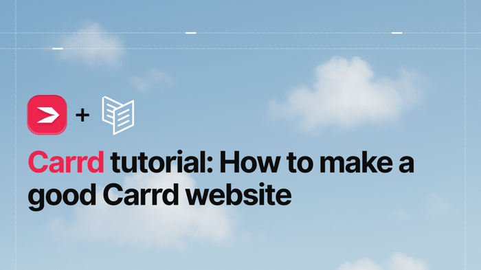Carrd Tutorial: How to Make a Good Carrd Website