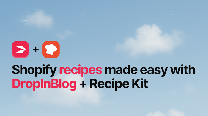 DropInBlog Recipe Kit Integration