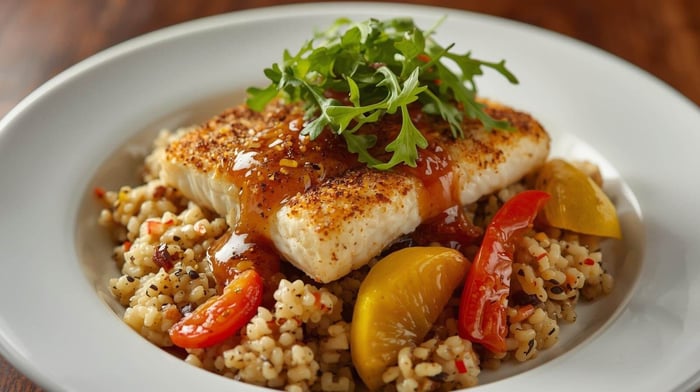 Macadamia Crusted Grouper, Riviera Outdoor Décor, Marine Grade Outdoor Kitchens, Austin, Texas