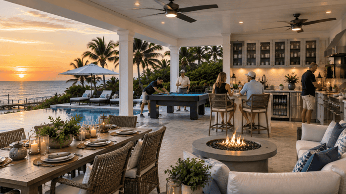 Beach House Outdoor Kitchen: What Actually Lasts Near the Ocean?