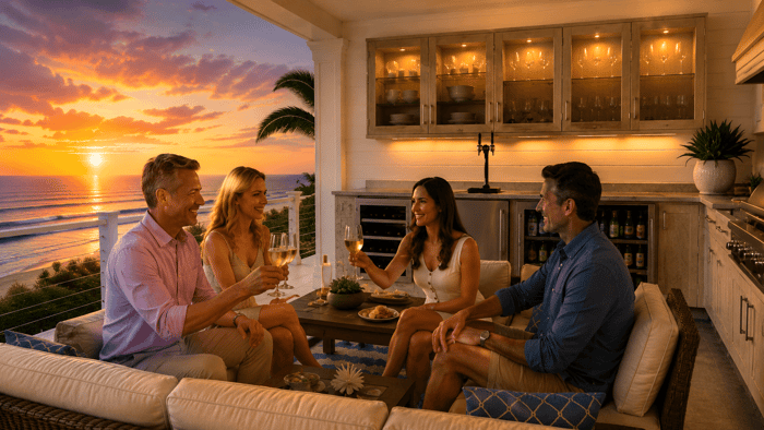 Outdoor Kitchen Bar Ideas: Coffee, Wine & Beer for Resort-Style Living