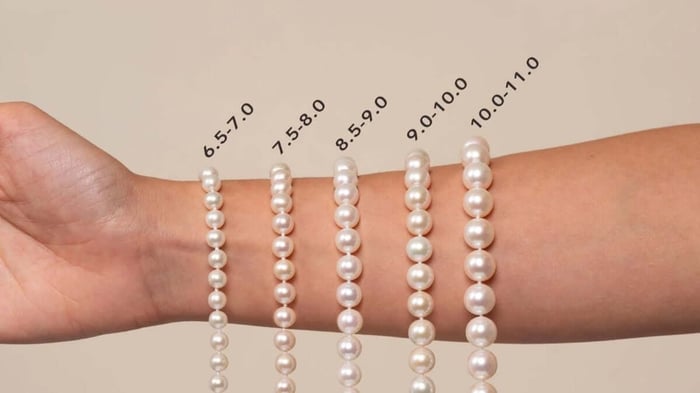 Pearl Sizes for a bracelet