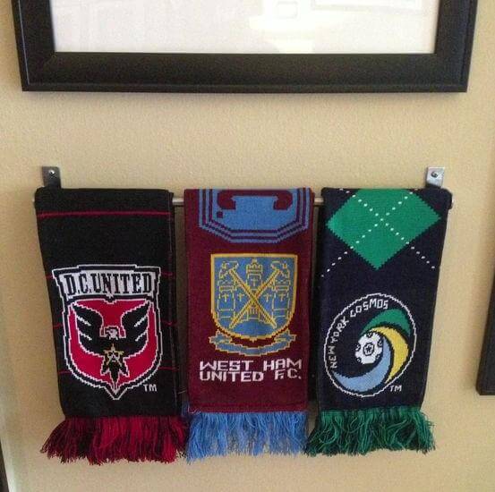 Top 5 Soccer Scarf Display Ideas