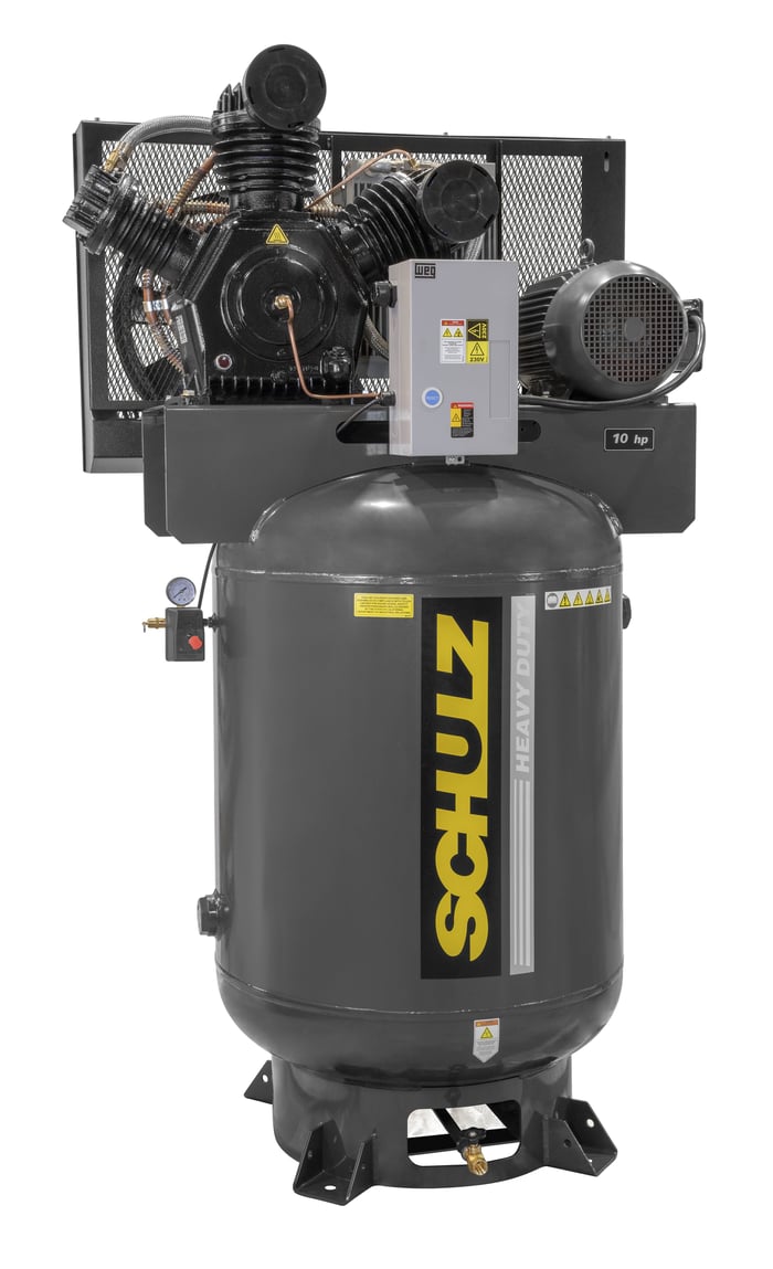 Schulz 15120VW60X-3 Air Compressor - Heavy Duty Two-Stage V-Series Compressor  The Schulz 15120VW60X-3 Air Compressor is a high-performance, industrial-grade solution engineered for reliability and durability in demanding work environments.