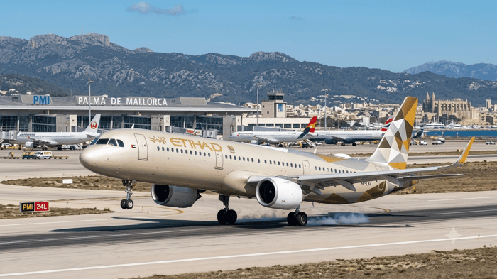Etihad Airways Abu Dhabi nach Palma: Der Erste Direktflug zwischen den Balearen und dem Osten