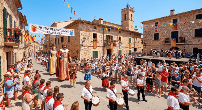 Fiestas de Sant Jaume en Calvià: La Fiesta Patronal del 25 de Julio