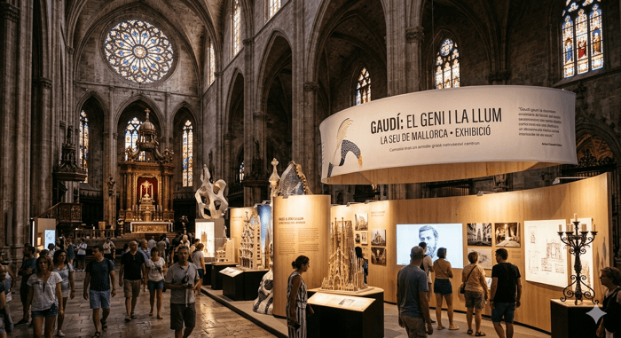 Gaudi in der Kathedrale von Mallorca: Die Ausstellung die ein Verborgenes Kapitel der La Seu Enthuellt