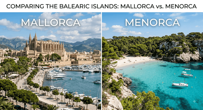 Mallorca gegen Menorca: Wie die Beiden Balearen-Inseln für Käufer Abschneiden